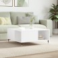 vidaXL Mesa de centro madera contrachapada blanco 80x80x36,5 cm vidaXL Mesa de centro madera contrachapada blanco 80x80x36,5 cm