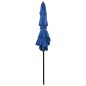 vidaXL Sombrilla de 3 niveles con poste de aluminio azul 2x2 m vidaXL Sombrilla de 3 niveles con poste de aluminio azul 2x2 m