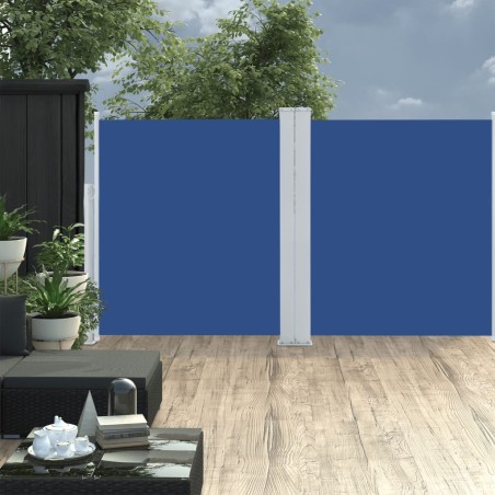 vidaXL Toldo lateral retráctil azul 160x600 cm 