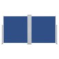 vidaXL Toldo lateral retráctil azul 160x600 cm vidaXL Toldo lateral retráctil azul 160x600 cm