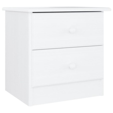 vidaXL Mesita de noche ALTA madera maciza de pino 43x35x40,5 cm