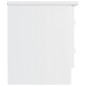 vidaXL Mesita de noche ALTA madera maciza de pino 43x35x40,5 cm