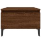 vidaXL Mesa auxiliar madera contrachapada roble marrón 50x46x35 cm vidaXL Mesa auxiliar madera contrachapada roble marrón 50x46x35 cm