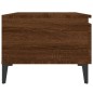 vidaXL Mesa auxiliar madera contrachapada roble marrón 50x46x35 cm vidaXL Mesa auxiliar madera contrachapada roble marrón 50x46x35 cm