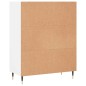 vidaXL Estantería madera de ingeniería blanco 69,5x32,5x90 cm vidaXL Estantería madera de ingeniería blanco 69,5x32,5x90 cm