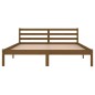 vidaXL Estructura de cama madera maciza de pino marrón miel 160x200 cm vidaXL Estructura de cama madera maciza de pino marrón miel 160x200 cm