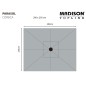Madison Sombrilla Corsica color crudo 200x250 cm Madison Sombrilla Corsica color crudo 200x250 cm