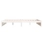 vidaXL Estructura de cama de madera maciza blanco 160x200 cm vidaXL Estructura de cama de madera maciza blanco 160x200 cm
