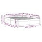 vidaXL Estructura de cama de madera maciza blanco 160x200 cm vidaXL Estructura de cama de madera maciza blanco 160x200 cm