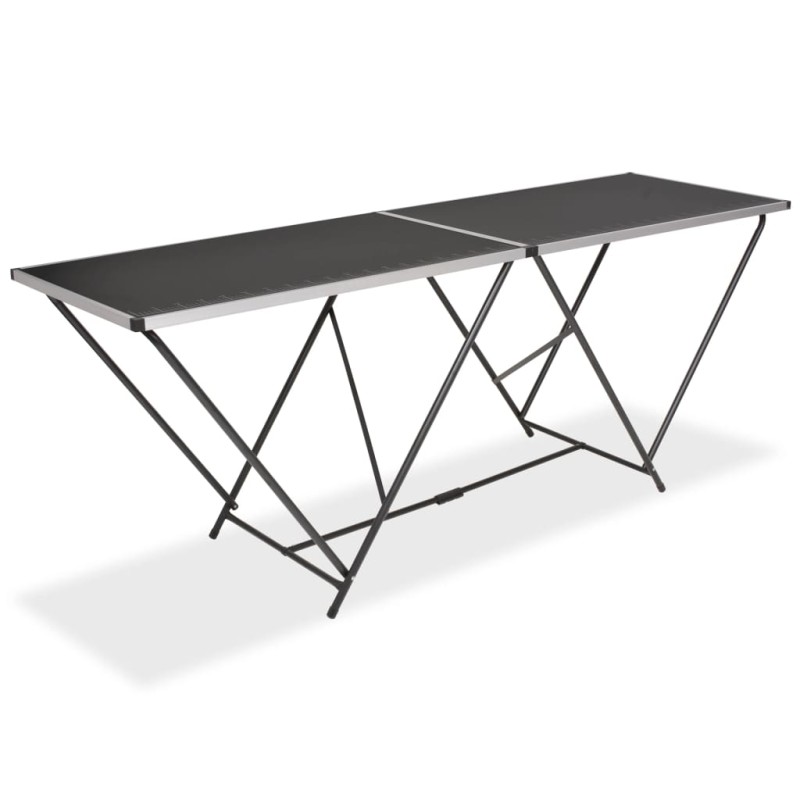vidaXL Mesa para empapelar plegable de MDF y aluminio 200x60x78 cm vidaXL Mesa para empapelar plegable de MDF y aluminio 200x60x78 cm