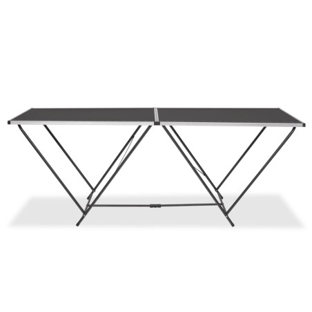 vidaXL Mesa para empapelar plegable de MDF y aluminio 200x60x78 cm