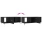 vidaXL Mesa de centro madera contrachapada negro 102x50x40 cm vidaXL Mesa de centro madera contrachapada negro 102x50x40 cm