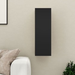 vidaXL Mueble para TV madera contrachapada negro 30,5x30x90 cm