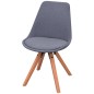 vidaXL Conjunto de mesa de comedor y sillas 7 uds blanco y gris claro vidaXL Conjunto de mesa de comedor y sillas 7 uds blanco y gris claro