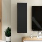 vidaXL Mueble para TV madera contrachapada negro 30,5x30x90 cm vidaXL Mueble para TV madera contrachapada negro 30,5x30x90 cm