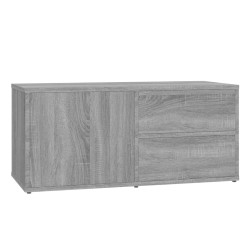 vidaXL Mueble de TV madera contrachapada gris Sonoma 80x34x36 cm