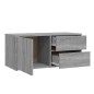 vidaXL Mueble de TV madera contrachapada gris Sonoma 80x34x36 cm vidaXL Mueble de TV madera contrachapada gris Sonoma 80x34x36 cm