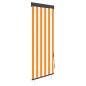 vidaXL Estor enrollable de exterior blanco y naranja 60x250 cm vidaXL Estor enrollable de exterior blanco y naranja 60x250 cm