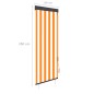 vidaXL Estor enrollable de exterior blanco y naranja 60x250 cm vidaXL Estor enrollable de exterior blanco y naranja 60x250 cm