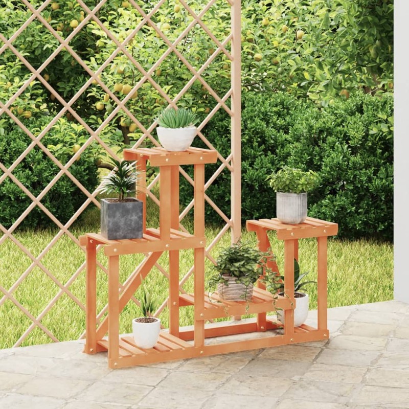 vidaXL Soporte para flores madera maciza de abeto 90x25x73,5 cm vidaXL Soporte para flores madera maciza de abeto 90x25x73,5 cm