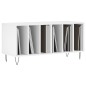 vidaXL Mueble para discos madera contrachapada blanco 100x38x48 cm vidaXL Mueble para discos madera contrachapada blanco 100x38x48 cm