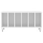 vidaXL Mueble para discos madera contrachapada blanco 100x38x48 cm vidaXL Mueble para discos madera contrachapada blanco 100x38x48 cm
