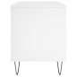 vidaXL Mueble para discos madera contrachapada blanco 100x38x48 cm vidaXL Mueble para discos madera contrachapada blanco 100x38x48 cm
