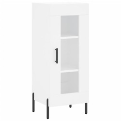 vidaXL Aparador madera de ingeniería blanco 34,5x34x90 cm