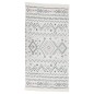 vidaXL Alfombra de algodón beige y azul 120x180 cm vidaXL Alfombra de algodón beige y azul 120x180 cm