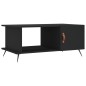 vidaXL Mesa de centro madera contrachapada negro 90x50x40 cm vidaXL Mesa de centro madera contrachapada negro 90x50x40 cm