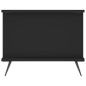 vidaXL Mesa de centro madera contrachapada negro 90x50x40 cm vidaXL Mesa de centro madera contrachapada negro 90x50x40 cm