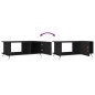 vidaXL Mesa de centro madera contrachapada negro 90x50x40 cm vidaXL Mesa de centro madera contrachapada negro 90x50x40 cm