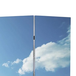 vidaXL Biombo divisor plegable Playa 217x170 cm  