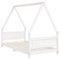 vidaXL Estructura de cama para niños madera de pino blanco 90x190 cm