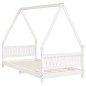 vidaXL Estructura de cama para niños madera de pino blanco 90x190 cm
