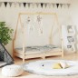 vidaXL Estructura de cama para niños madera maciza de pino 70x140 cm vidaXL Estructura de cama para niños madera maciza de pino 70x140 cm