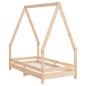 vidaXL Estructura de cama para niños madera maciza de pino 70x140 cm vidaXL Estructura de cama para niños madera maciza de pino 70x140 cm