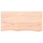 vidaXL Estante de pared madera maciza roble sin tratar 100x50x(2-6) cm vidaXL Estante de pared madera maciza roble sin tratar 100x50x(2-6) cm