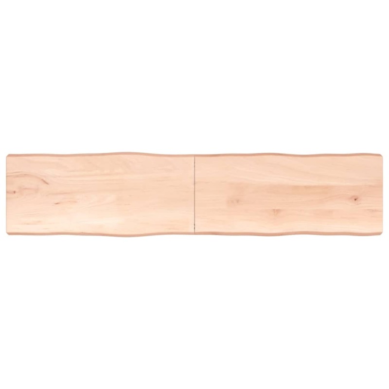 vidaXL Tablero de mesa madera maciza borde natural 220x50x(2-6) cm vidaXL Tablero de mesa madera maciza borde natural 220x50x(2-6) cm