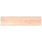 vidaXL Tablero de mesa madera maciza borde natural 220x50x(2-6) cm vidaXL Tablero de mesa madera maciza borde natural 220x50x(2-6) cm