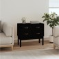 vidaXL Mueble consola de madera maciza de pino negro 90x40x78 cm vidaXL Mueble consola de madera maciza de pino negro 90x40x78 cm