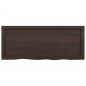vidaXL Estante pared madera roble tratada marrón oscuro 100x40x(2-6)cm vidaXL Estante pared madera roble tratada marrón oscuro 100x40x(2-6)cm