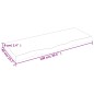 vidaXL Estante pared madera roble tratada marrón oscuro 100x40x(2-6)cm vidaXL Estante pared madera roble tratada marrón oscuro 100x40x(2-6)cm