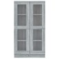 vidaXL Vitrina madera contrachapada gris Sonoma 82,5x30,5x150 cm vidaXL Vitrina madera contrachapada gris Sonoma 82,5x30,5x150 cm