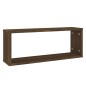 vidaXL Estantes cúbicos de pared 6 uds madera roble marrón 60x15x23 cm vidaXL Estantes cúbicos de pared 6 uds madera roble marrón 60x15x23 cm