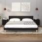 vidaXL Mesita de noche madera contrachapada negra vidaXL Mesita de noche madera contrachapada negra