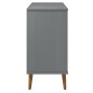 vidaXL Aparador MOLDE madera maciza de pino gris 90x40x80 cm vidaXL Aparador MOLDE madera maciza de pino gris 90x40x80 cm