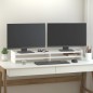 vidaXL Soporte de monitor madera maciza de pino blanco 100x27x15 cm vidaXL Soporte de monitor madera maciza de pino blanco 100x27x15 cm