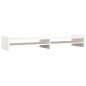 vidaXL Soporte de monitor madera maciza de pino blanco 100x27x15 cm vidaXL Soporte de monitor madera maciza de pino blanco 100x27x15 cm