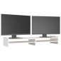 vidaXL Soporte de monitor madera maciza de pino blanco 100x27x15 cm vidaXL Soporte de monitor madera maciza de pino blanco 100x27x15 cm